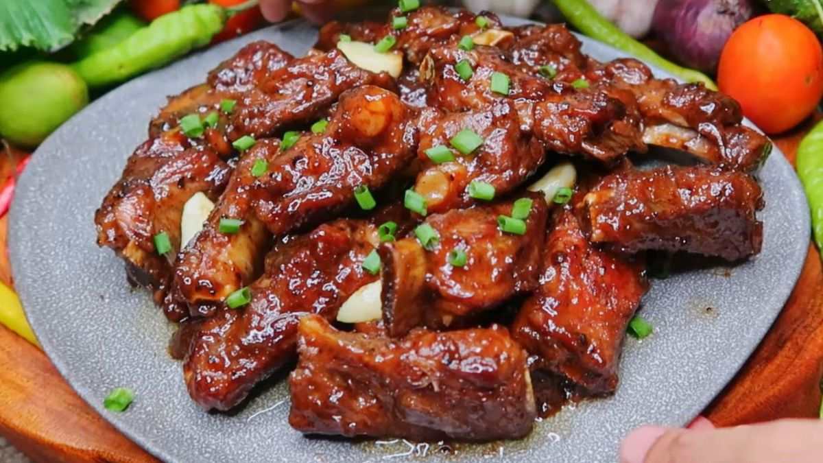 Sườn nướng mật ong